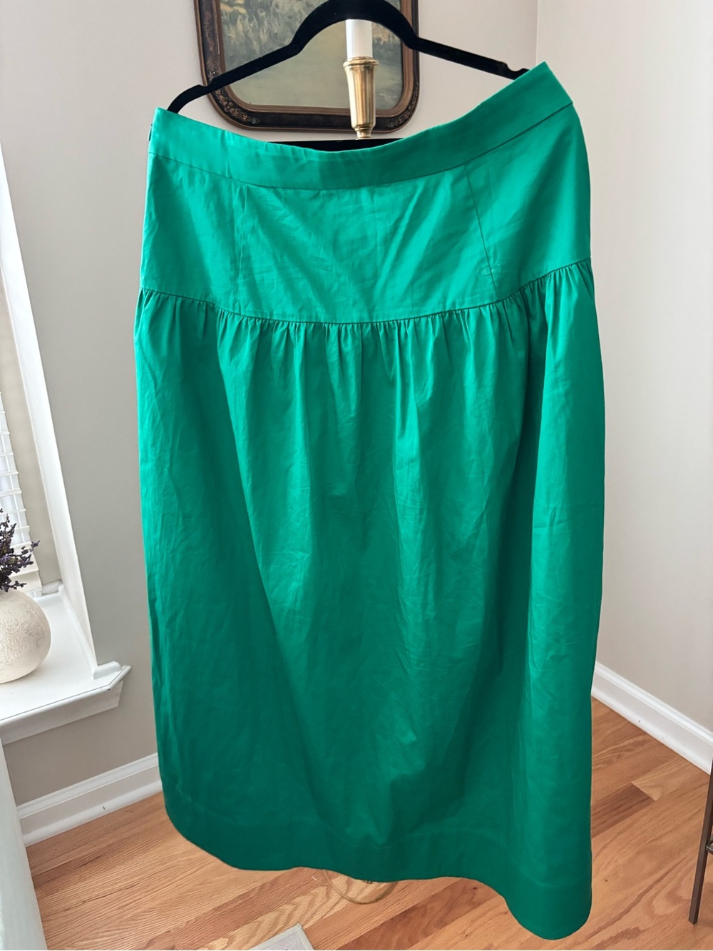 Boden Yoke Detail Maxi Skirt in Emerald Green Size 12 - Picture 6 of 9